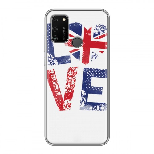 Дизайнерский силиконовый чехол для Huawei Honor 9A British love