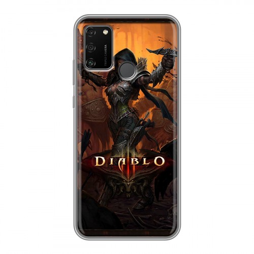 Дизайнерский силиконовый чехол для Huawei Honor 9A Diablo