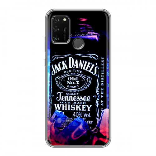 Дизайнерский силиконовый чехол для Huawei Honor 9A Jack Daniels
