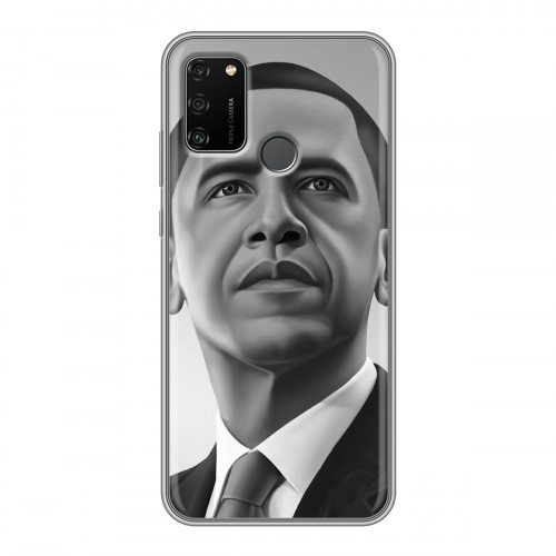Дизайнерский силиконовый чехол для Huawei Honor 9A Барак Обама