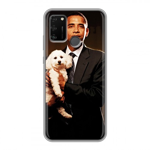 Дизайнерский силиконовый чехол для Huawei Honor 9A Барак Обама