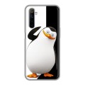 Дизайнерский силиконовый с усиленными углами чехол для Realme 6 Пингвины