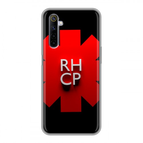 Дизайнерский силиконовый чехол для Realme 6 Red Hot Chili Peppers
