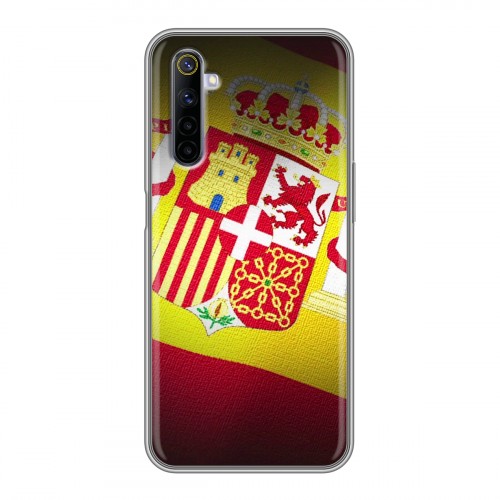 Дизайнерский силиконовый чехол для Realme 6 флаг Испании
