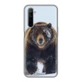 Дизайнерский силиконовый чехол для Realme 6 Медведь