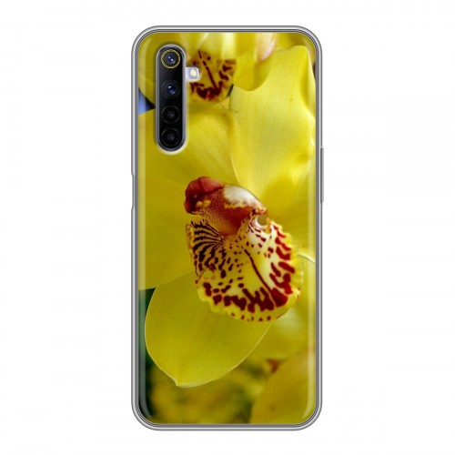 Дизайнерский силиконовый чехол для Realme 6 Орхидеи