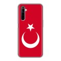 Дизайнерский силиконовый чехол для Realme 6 Флаг Турции