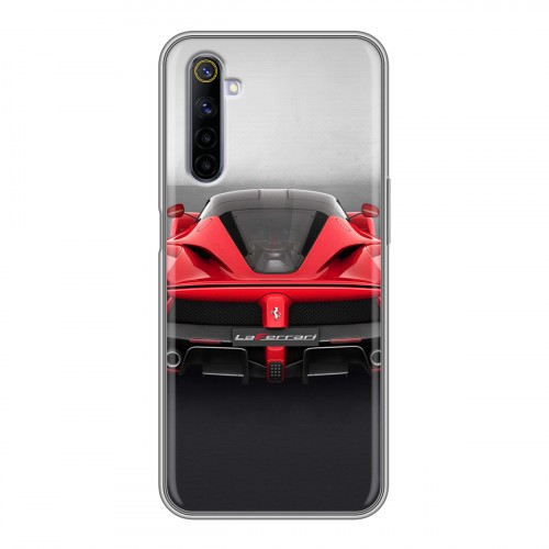 Дизайнерский силиконовый чехол для Realme 6 Ferrari