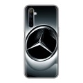 Дизайнерский силиконовый с усиленными углами чехол для Realme 6 Mercedes