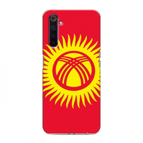 Дизайнерский силиконовый чехол для Realme 6 Pro Флаг Киргизии