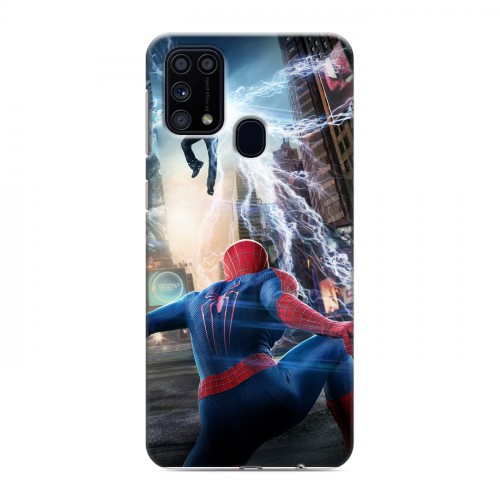 Дизайнерский силиконовый чехол для Samsung Galaxy M31 Человек-паук