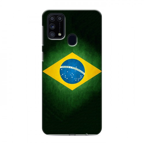 Дизайнерский силиконовый чехол для Samsung Galaxy M31 Флаг Бразилии