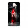Дизайнерский силиконовый чехол для Samsung Galaxy M31 Coca-cola