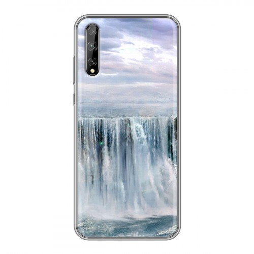 Дизайнерский силиконовый чехол для Huawei Y8p водопады