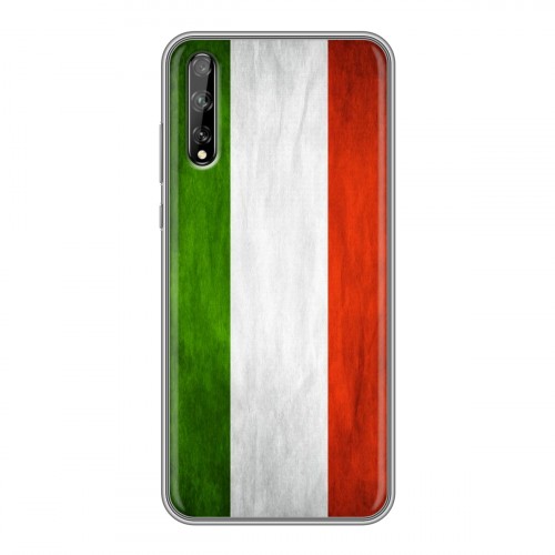 Дизайнерский силиконовый чехол для Huawei Y8p Флаг Италии