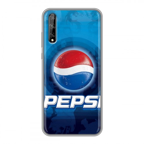Дизайнерский силиконовый чехол для Huawei Y8p Pepsi
