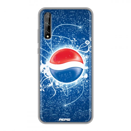 Дизайнерский силиконовый чехол для Huawei Y8p Pepsi