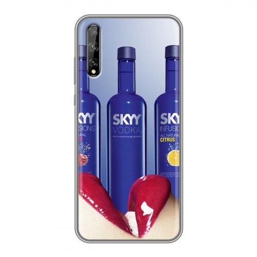 Дизайнерский силиконовый чехол для Huawei Y8p Skyy Vodka