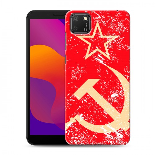 Дизайнерский силиконовый чехол для Huawei Honor 9S Флаг СССР 