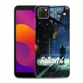 Дизайнерский силиконовый с усиленными углами чехол для Huawei Honor 9S Fallout