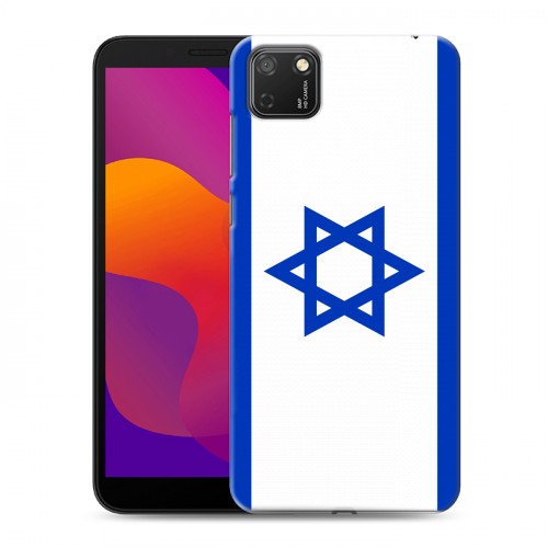 Дизайнерский силиконовый с усиленными углами чехол для Huawei Honor 9S Флаг Израиля