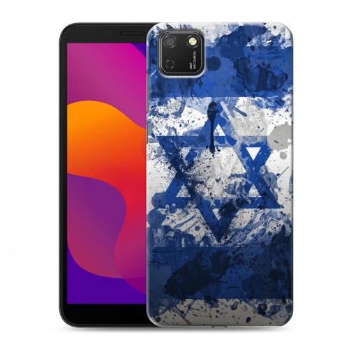 Дизайнерский силиконовый чехол для Huawei Honor 9S Флаг Израиля