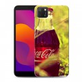 Дизайнерский силиконовый чехол для Huawei Honor 9S Coca-cola