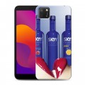 Дизайнерский силиконовый чехол для Huawei Honor 9S Skyy Vodka