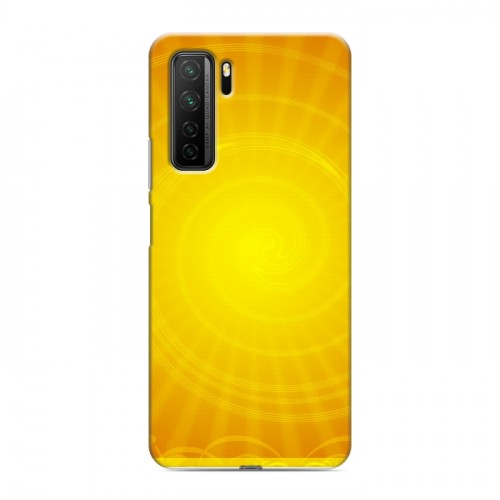 Дизайнерский силиконовый с усиленными углами чехол для Huawei Honor 30S Солнце