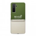 Дизайнерский силиконовый с усиленными углами чехол для Huawei Honor 30S Weeds