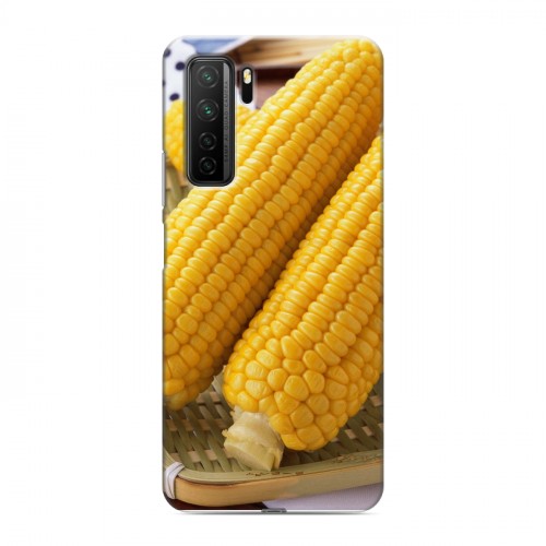 Дизайнерский силиконовый с усиленными углами чехол для Huawei Honor 30S Кукуруза