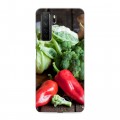 Дизайнерский силиконовый с усиленными углами чехол для Huawei Honor 30S Овощи