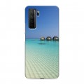 Дизайнерский силиконовый с усиленными углами чехол для Huawei Honor 30S Пляж