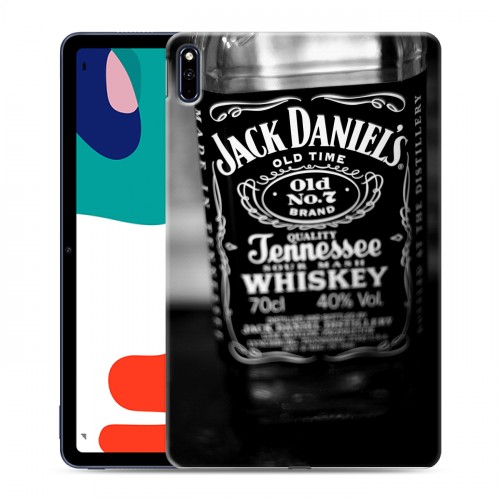 Дизайнерский силиконовый с усиленными углами чехол для Huawei MatePad Jack Daniels