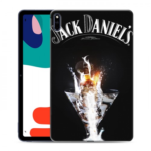 Дизайнерский силиконовый с усиленными углами чехол для Huawei MatePad Jack Daniels