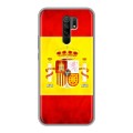 Дизайнерский пластиковый чехол для Xiaomi RedMi 9 флаг Испании