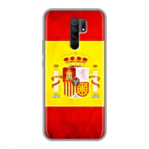 Дизайнерский силиконовый чехол для Xiaomi RedMi 9 флаг Испании