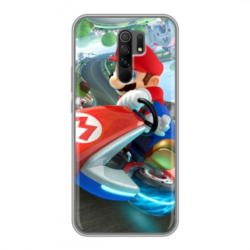 Дизайнерский силиконовый чехол для Xiaomi RedMi 9 Mario