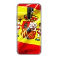 Дизайнерский силиконовый чехол для Xiaomi RedMi 9 Флаг Испании