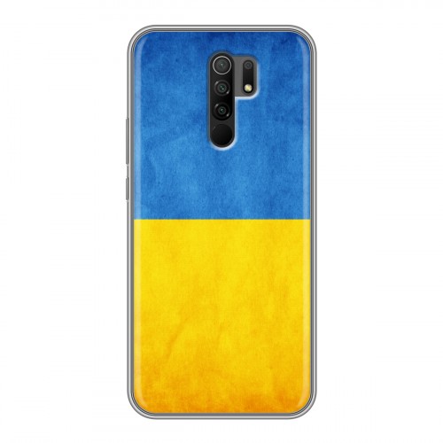 Дизайнерский силиконовый чехол для Xiaomi RedMi 9 Флаг Украины