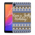 Дизайнерский силиконовый чехол для Huawei MatePad T8 Рождественный ацтек