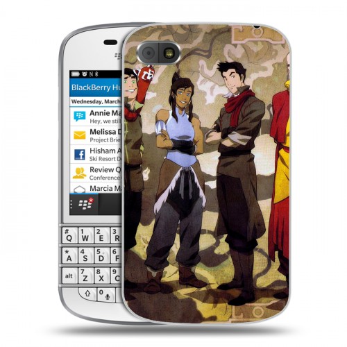 Дизайнерский пластиковый чехол для BlackBerry Q10 Аватар