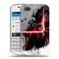 Дизайнерский пластиковый чехол для BlackBerry Q10 Star Wars : The Last Jedi