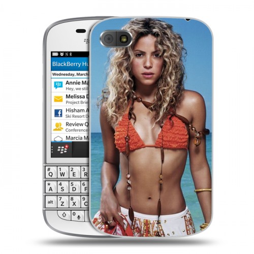 Дизайнерский пластиковый чехол для BlackBerry Q10 Shakira