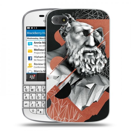 Дизайнерский пластиковый чехол для BlackBerry Q10 Современная античность