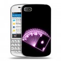 Дизайнерский пластиковый чехол для BlackBerry Q10 Неоновые образы
