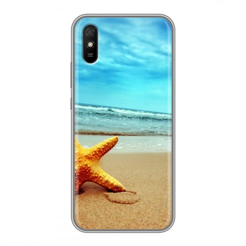 Дизайнерский силиконовый чехол для Xiaomi RedMi 9A пляж