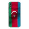 Дизайнерский силиконовый чехол для Xiaomi RedMi 9A Флаг Азербайджана