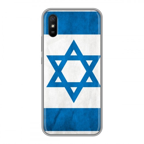 Дизайнерский силиконовый чехол для Xiaomi RedMi 9A Флаг Израиля