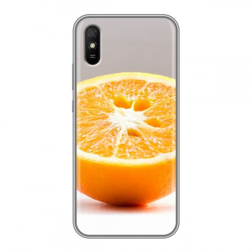 Дизайнерский силиконовый чехол для Xiaomi RedMi 9A Апельсины